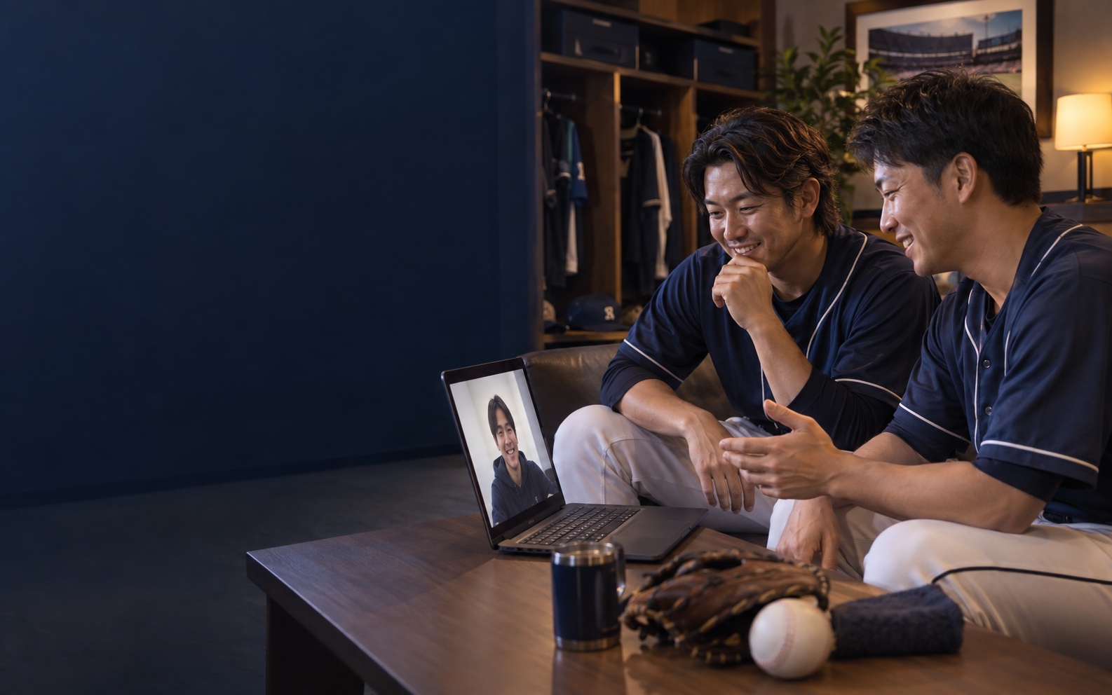 スポーツ、ダンス、音楽、活動チームのファンサイト完成イメージ